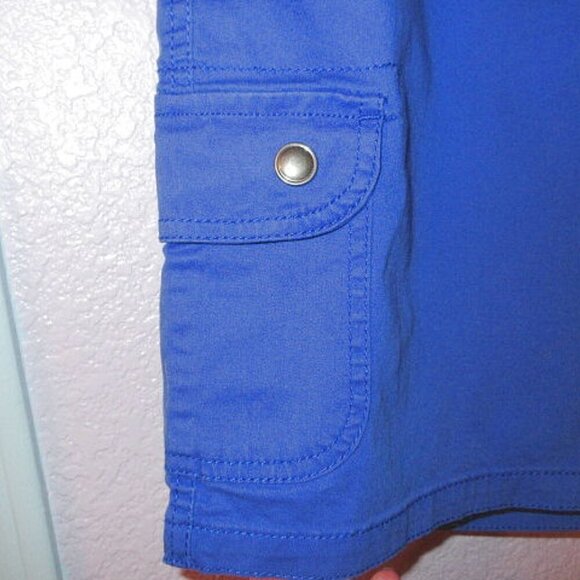 Croft & Barrow Bermuda Shorts Womens Size 18 Belted Stretch Secretly Slimming - Picture 4 of 11